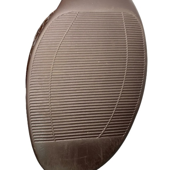 SAS San Antonio Shoemakers Suntimer Sandals Brown Croc Print Leather Comfort 10N - Picture 12 of 13